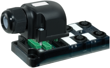 Exact12, 4xM12, 5-pol., couvercle débrochable