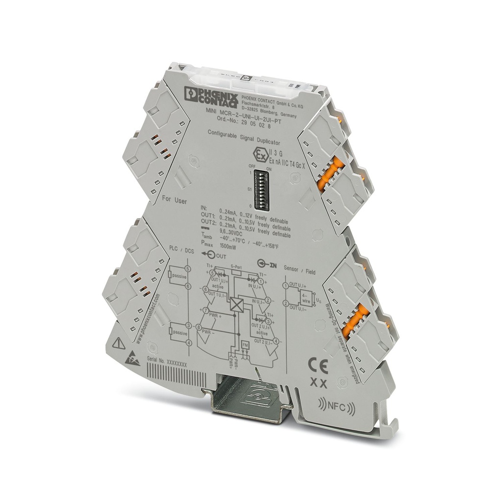 MINI MCR-2-UNI-UI-2UI-PT