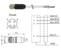 [CFD-M12-4P3PVCG-5-X] 7000-13201-3300500