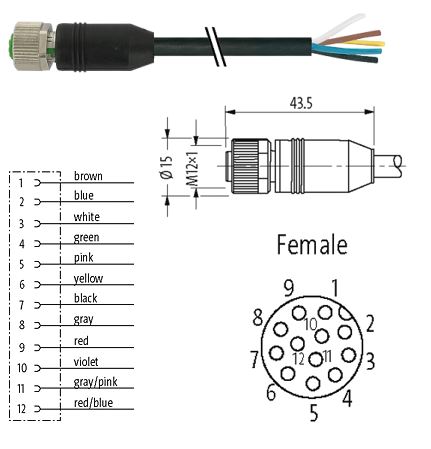 [CFD-M12-12P1PURN-7.5-R] 7000-19041-7050750