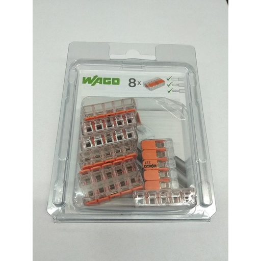 [221-415/996-008] Wago 221, 5L 4mm² in Blister