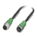 SAC-4P-M12MS/ 1,5-PUR/M12FS